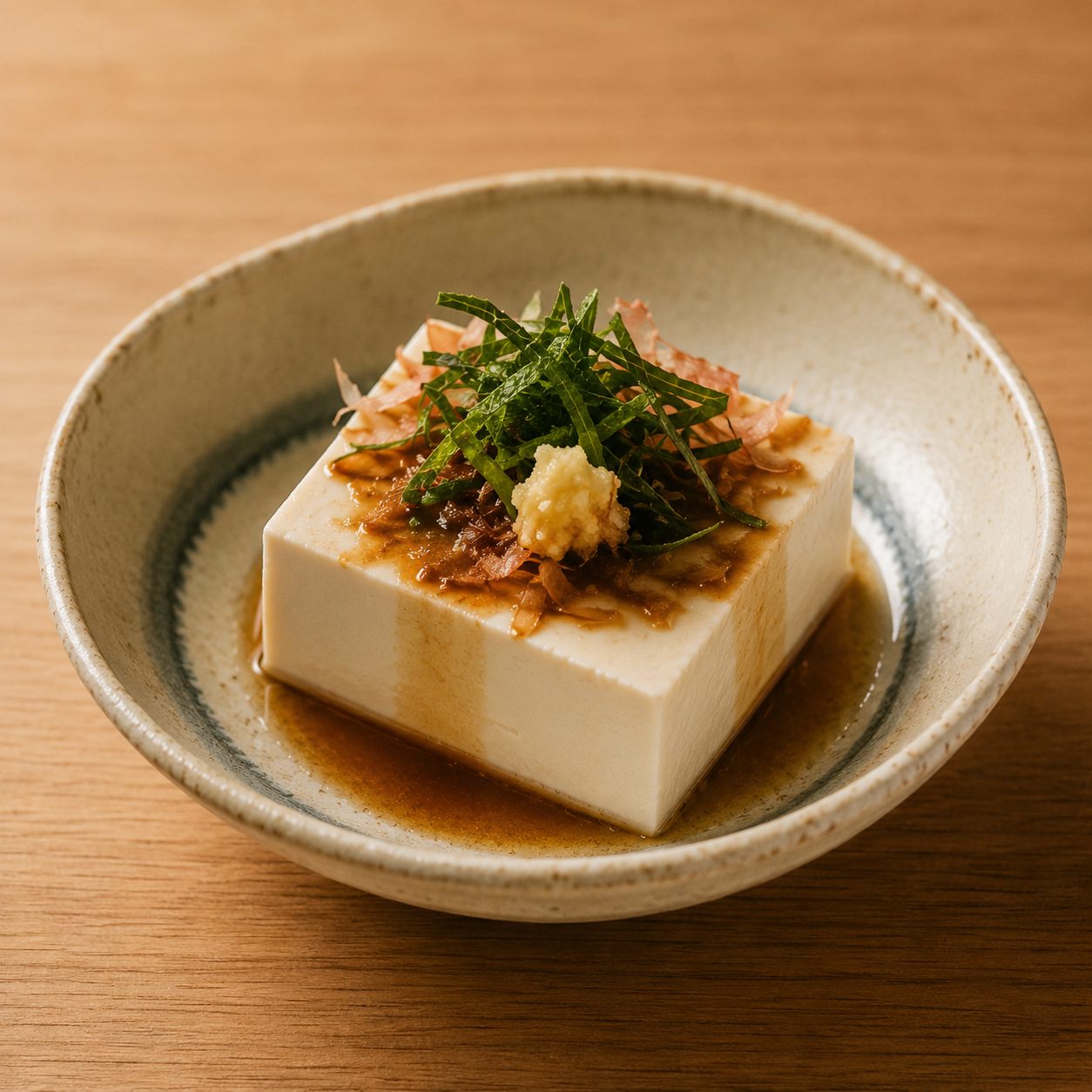 薬味たっぷりの冷奴
